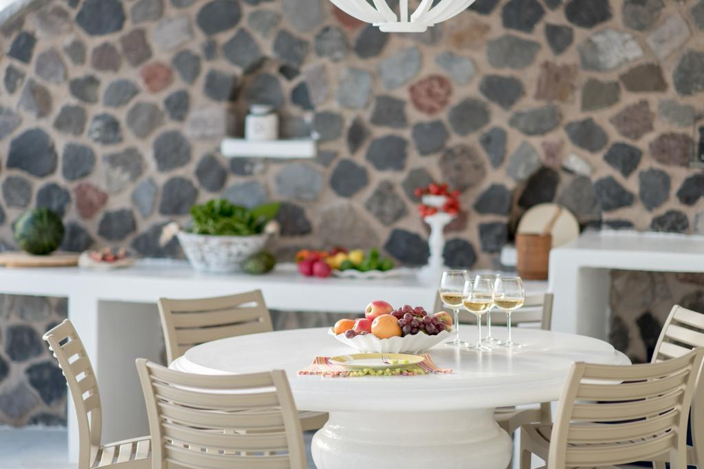 Ode Villa Oia  Ruang foto